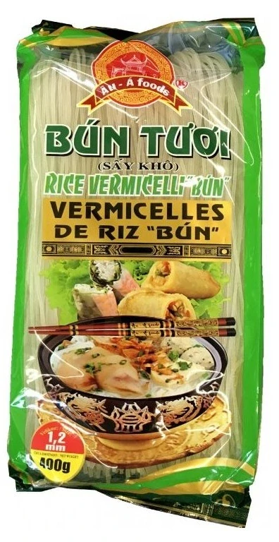 AU-A FOODS Sušené rýžové nudle 400g