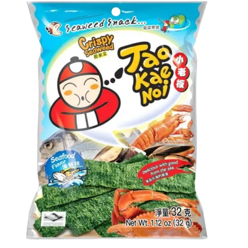 Tao Kae Noi Crispy Seaweed 32g Sour Cream Onion