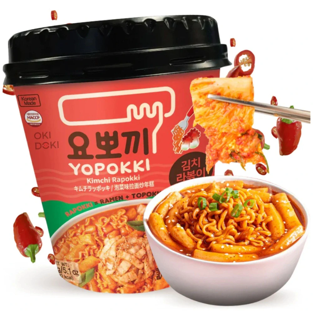 Yopokki Rapokki 145g cup Kimchi