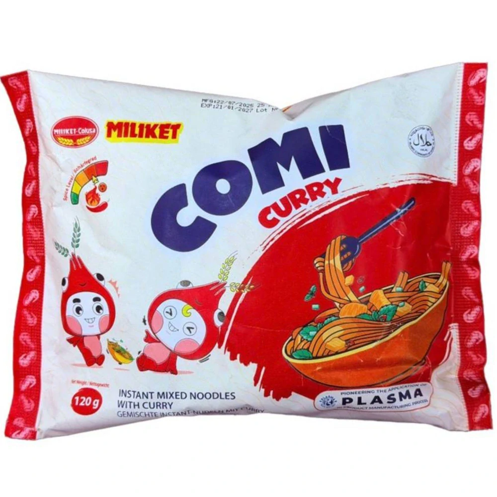 Miliket Instantní Nudle Comi 120g Kari