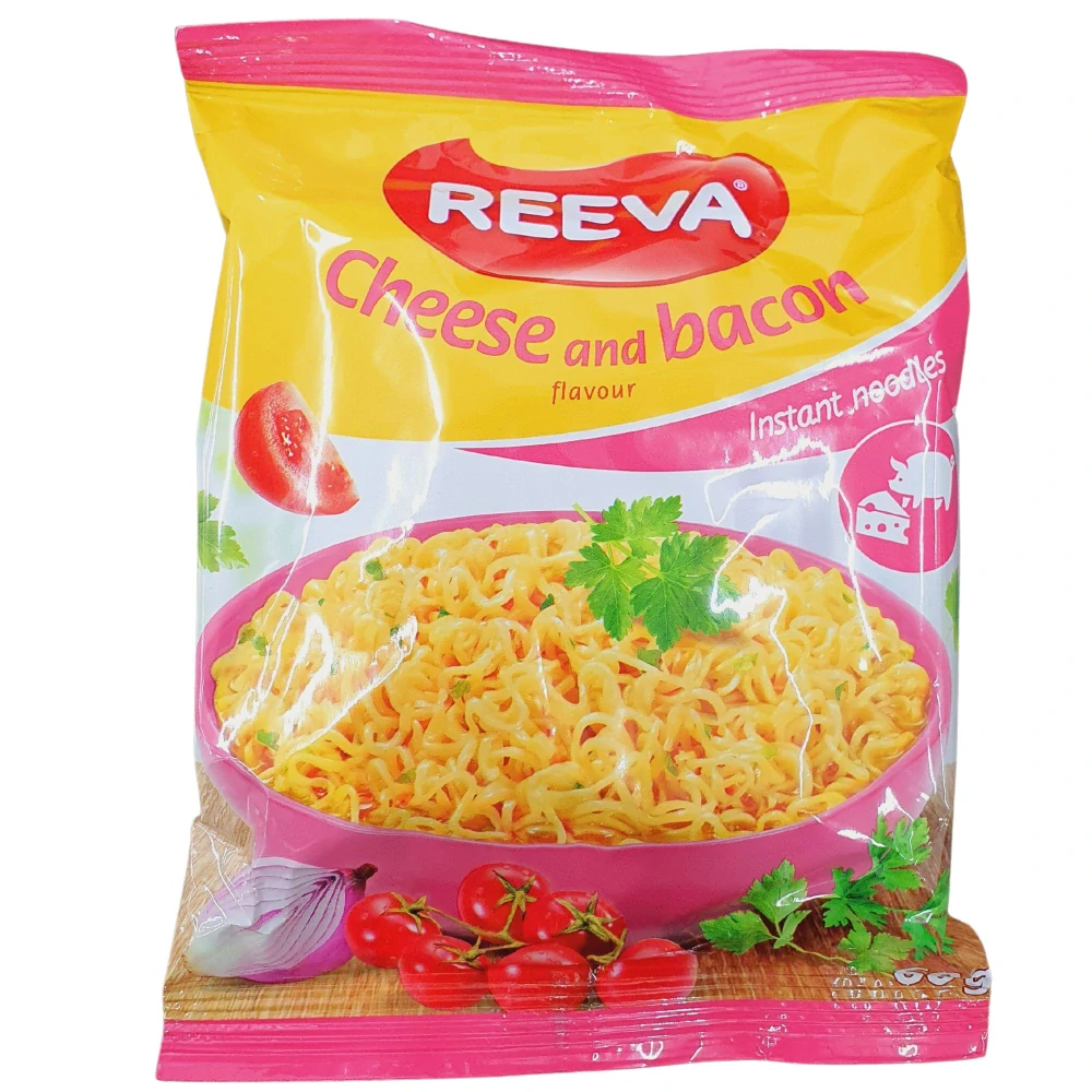 Reeva instantní nudle 60g Sýr a Slanina