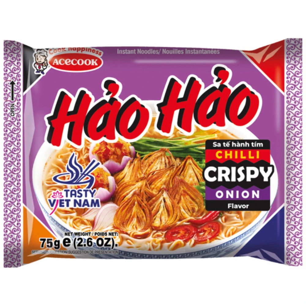 Mi hao hao instantní nudle 74g Sate Onion