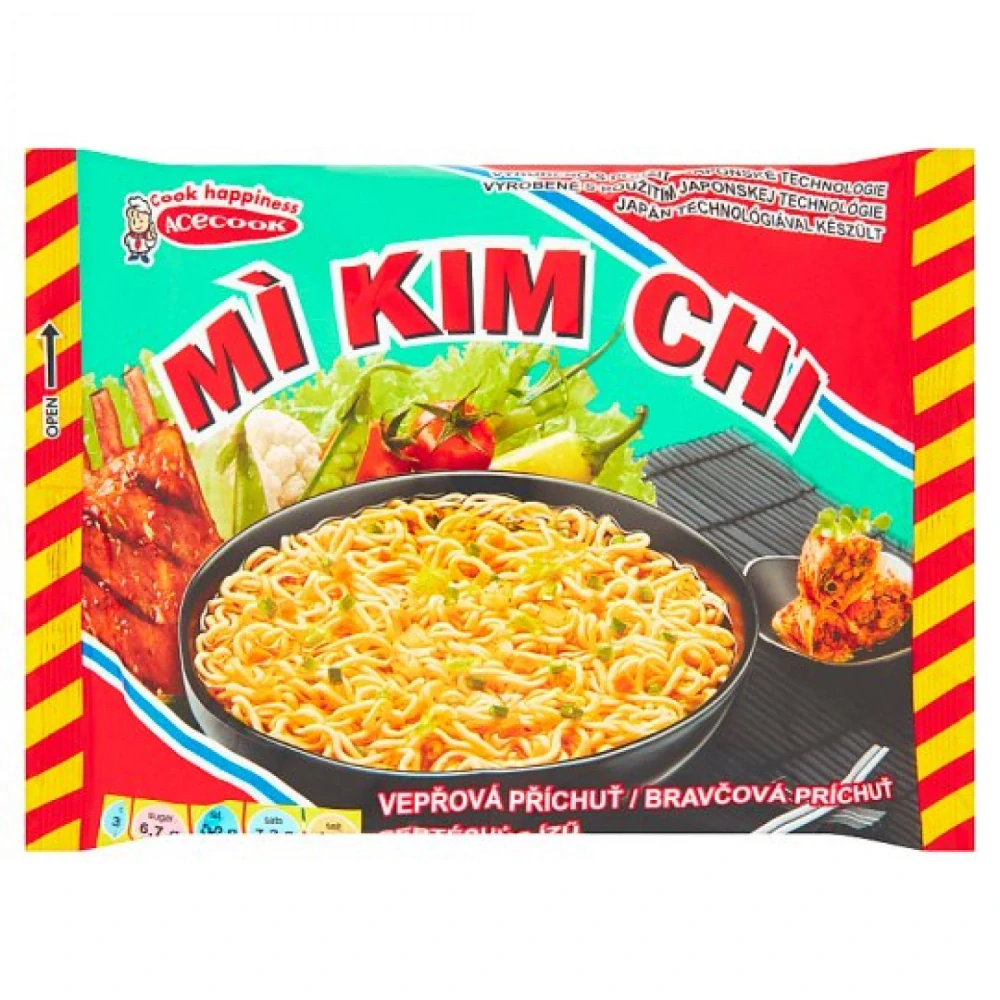 Mi kim chi instantní nudle 75g vepřové