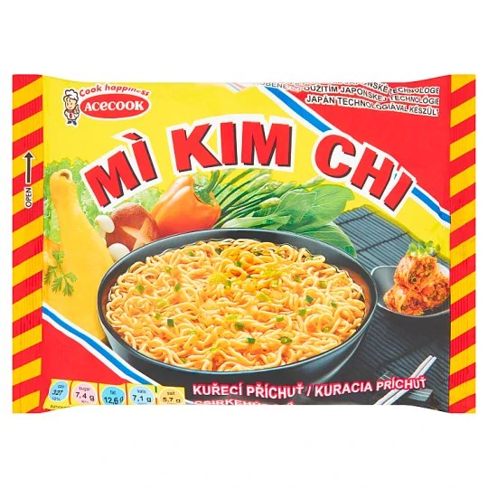 Mi kim chi instantní nudle 75g kuřecí
