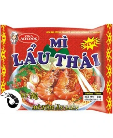 Mi Lau Thai instantní nudle 83g krevetové