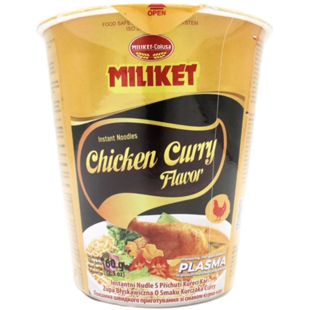 Miliket instantní nudle kelímek 60g Kuřecí maso