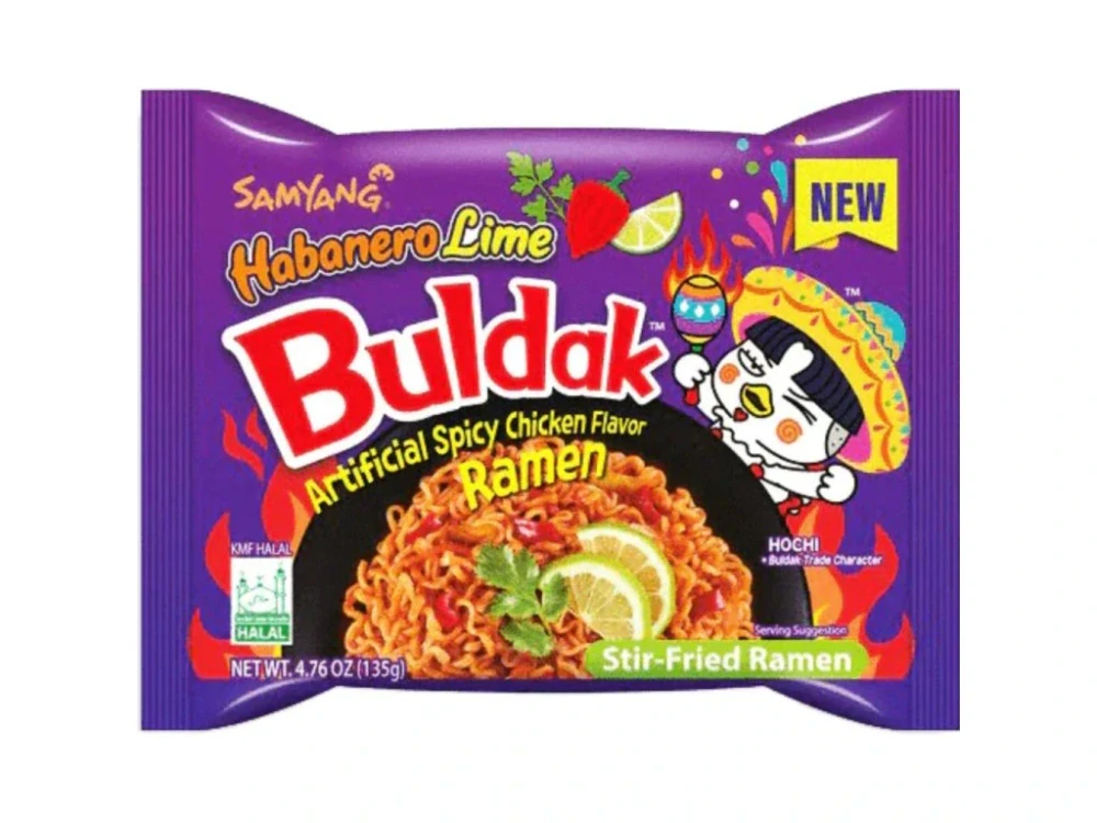 Samyang Buldak Chicken 130g Habanero Lime