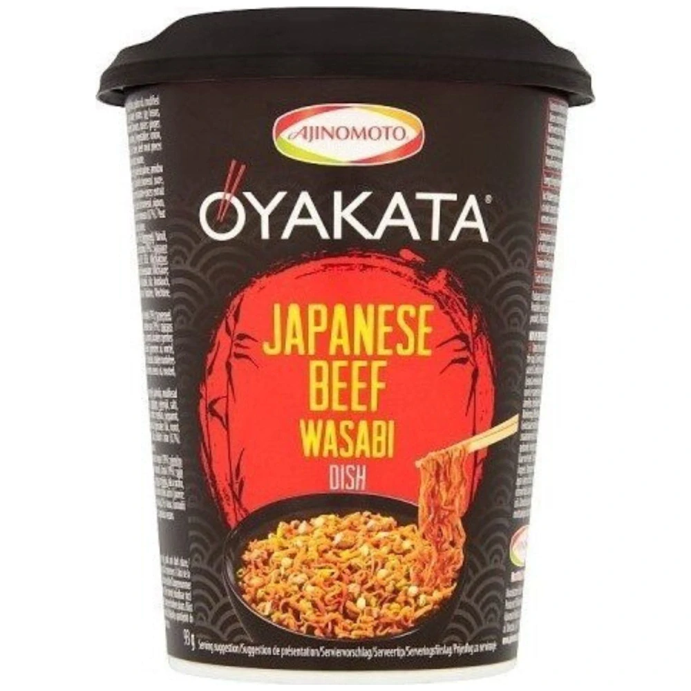 Oyakata Instantní nudle Cup 93g Beef Wasabi