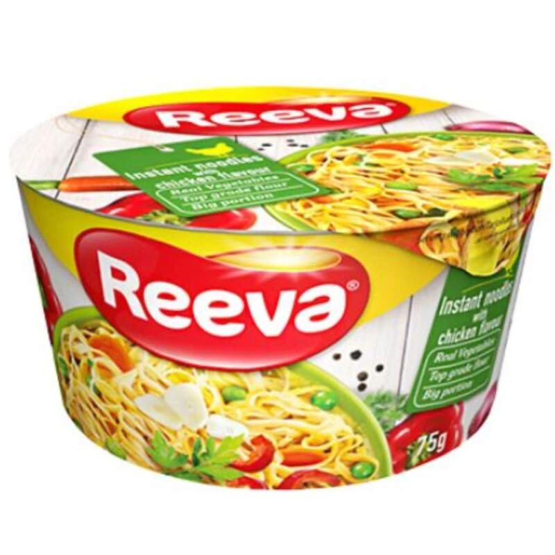 Reeva instantní nudle v misce 75g kuřecí