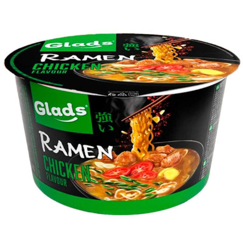 Glads Instantní nudle Ramen 105g Kuřecí