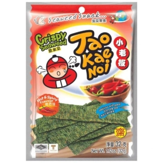 Tao Kae Noi Crispy Seaweed 32g Hot Spicy