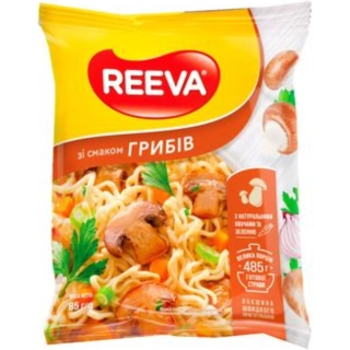 Reeva instantní nudle 85g Houby
