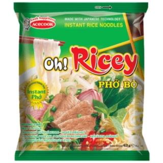 Oh Ricey instantní nudle 63g hovězí 